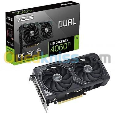 CARTE GRAPHIQUE ASUS RTX 4060 TI DUAL OC 16GO