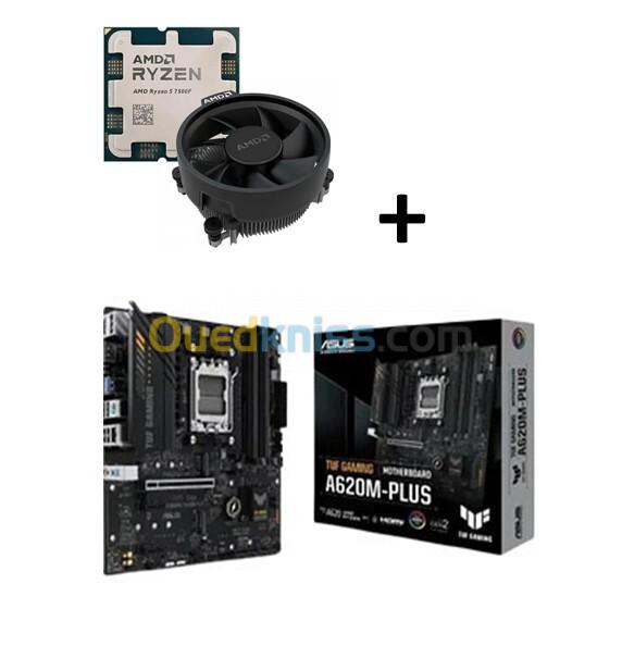 KIT UPGRADE RYZEN 5 7500F + CARTE MERE ASUS TUF GAMING A620M PLUS