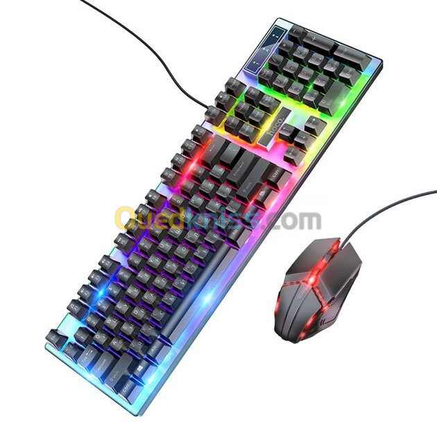 COMBO CLAVIER SOURIS GAMING HOCO GM18 RGB