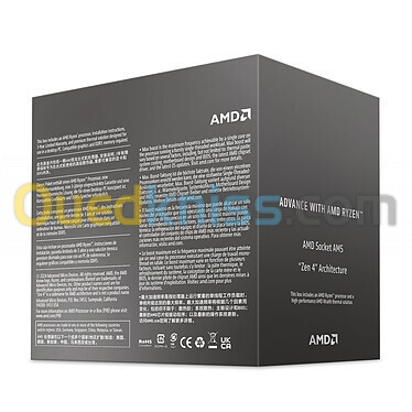 PROCESSEUR AMD RYZEN 5 8400F (4.2 GHz / 4.7 GHz) BOX