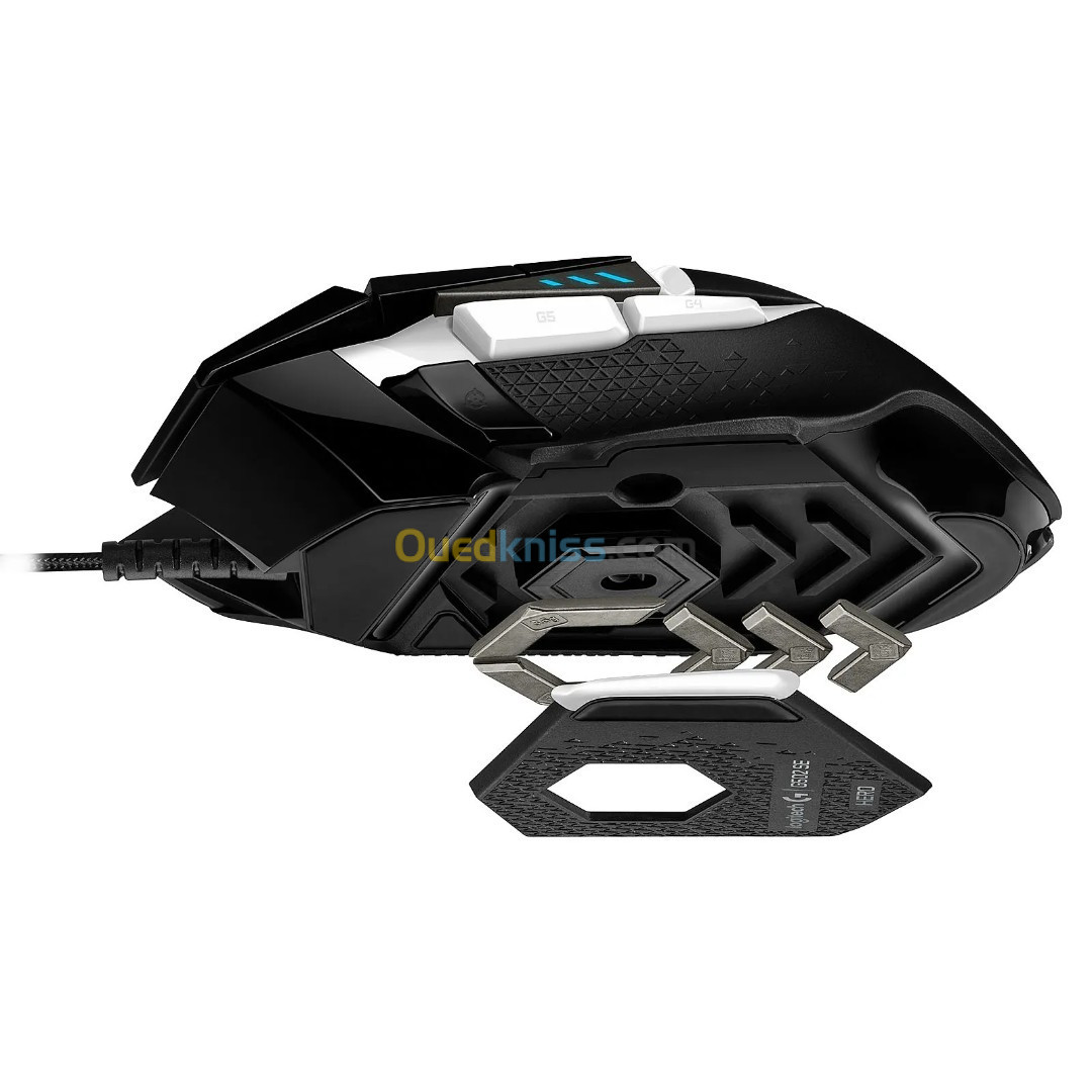 Logitech Gaming Mouse G502 (Hero) - Special Edition - souris - optique - 11  boutons - filaire - USB - Noire et Blanche