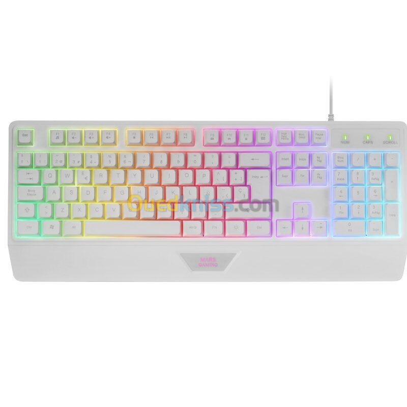 COMBO MARS GAMING 3 IN 1 MCP124W RGB WHITE