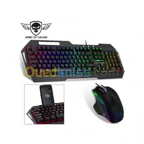 CLAVIER SOURIS SPIRIT OF GAMER ELITE MK30 RGB