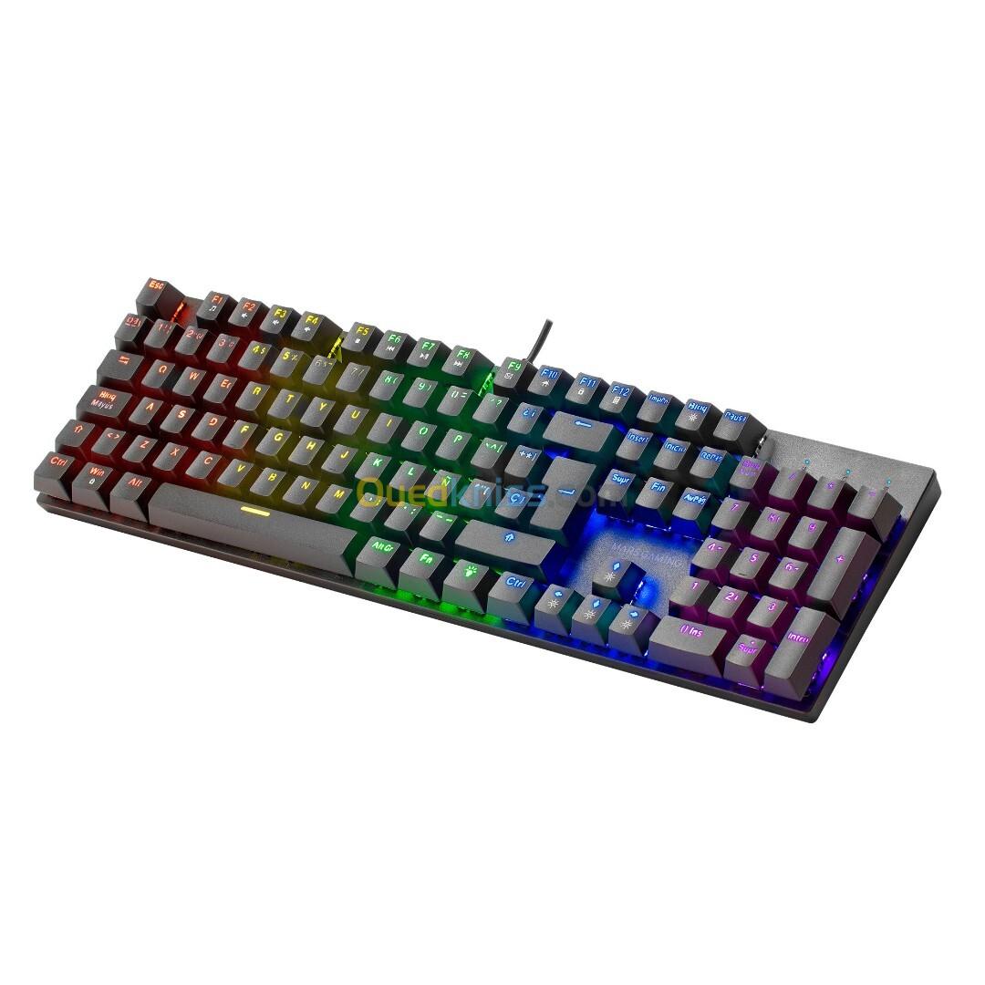 CLAVIER MARS GAMING MK422 MECHANIQUE RED SWITCH