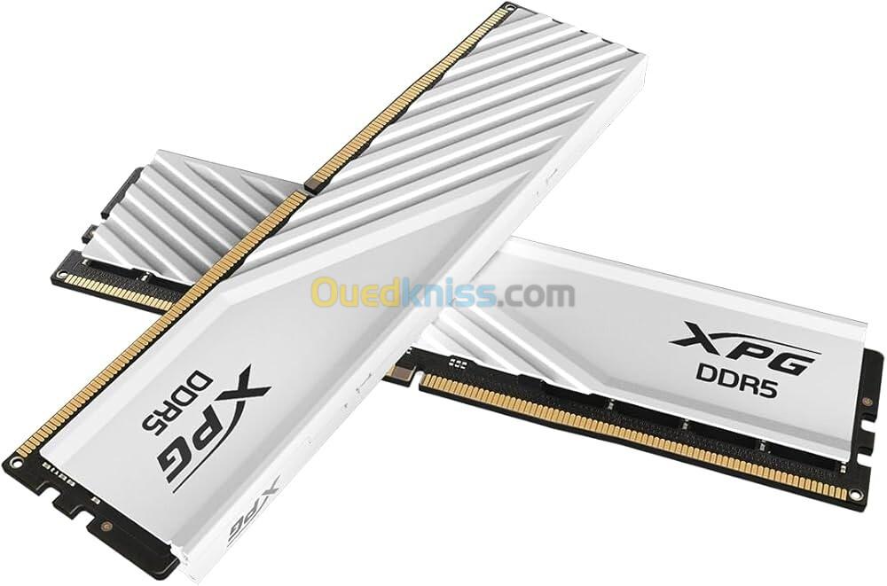 RAM XPG 64GO 2X32GO 6000MHZ LANCER BLADE CL30 DDR5 WHITE