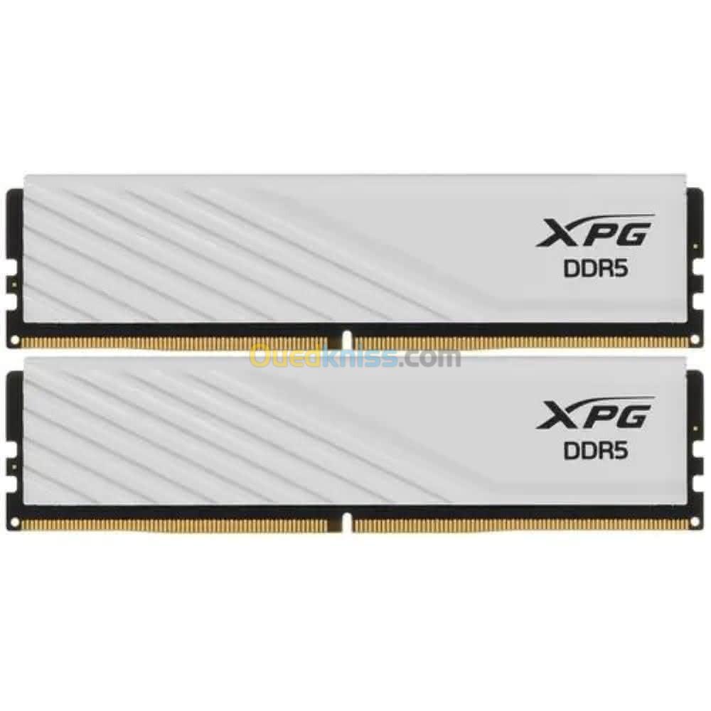 RAM XPG 64GO 2X32GO 6000MHZ LANCER BLADE CL30 DDR5 WHITE