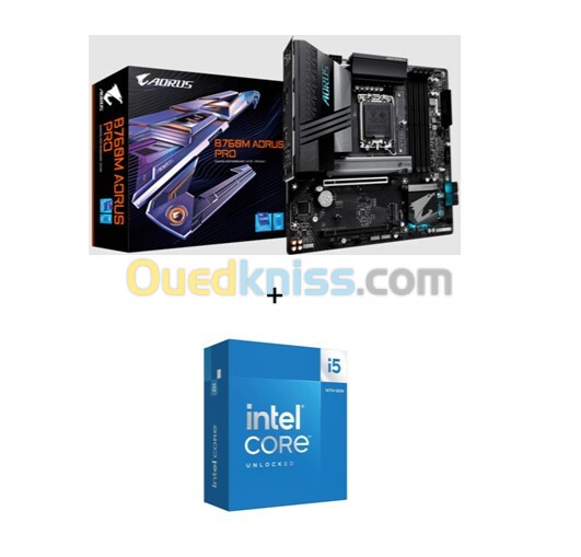 KIT UPGRADE PROCESSEUR INTEL I5 14600K + CARTE MERE GIGABYTE AORUS B760M PRO DDR5