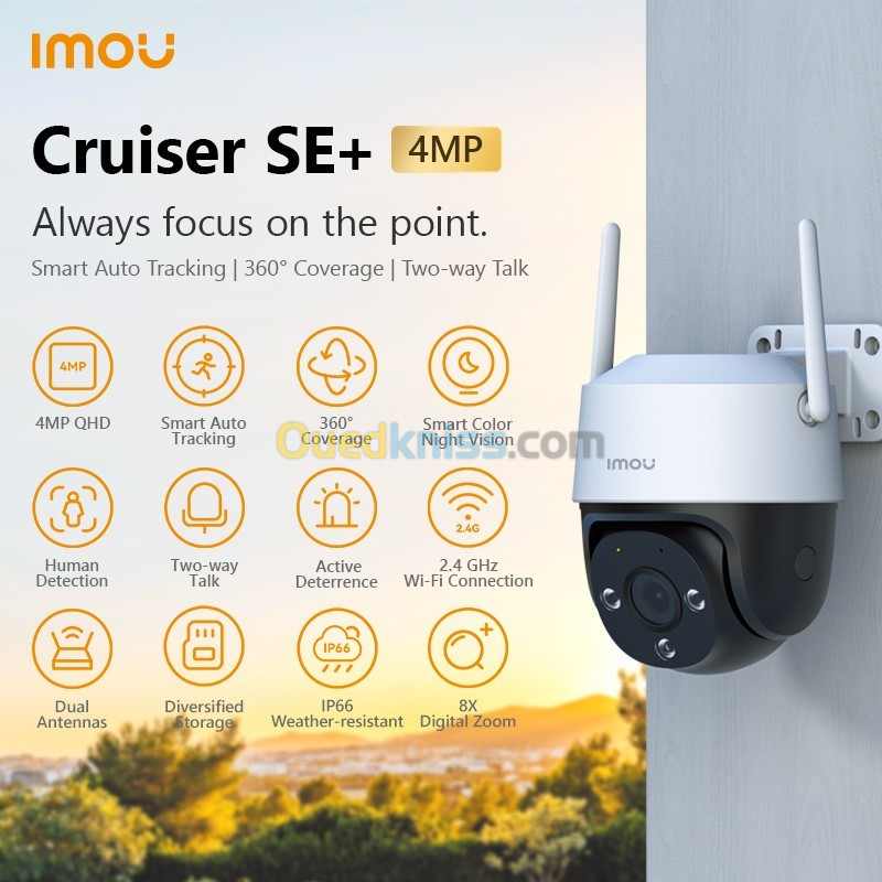 CAMERA EXTERIEUR IMOU CRUISER SE+ 4MP