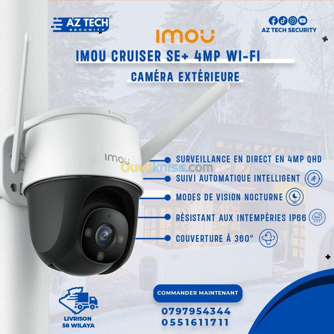 CAMERA EXTERIEUR IMOU CRUISER SE+ 4MP