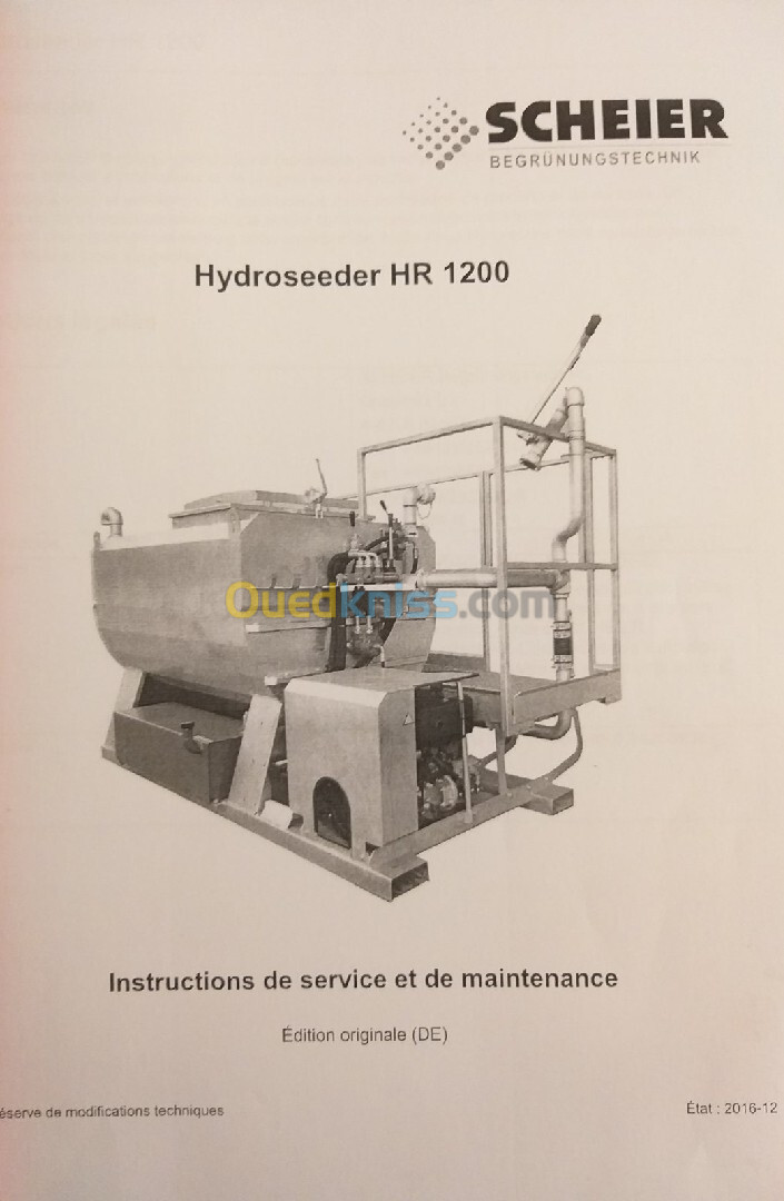 Scheier Hydroseeder HR 1200 