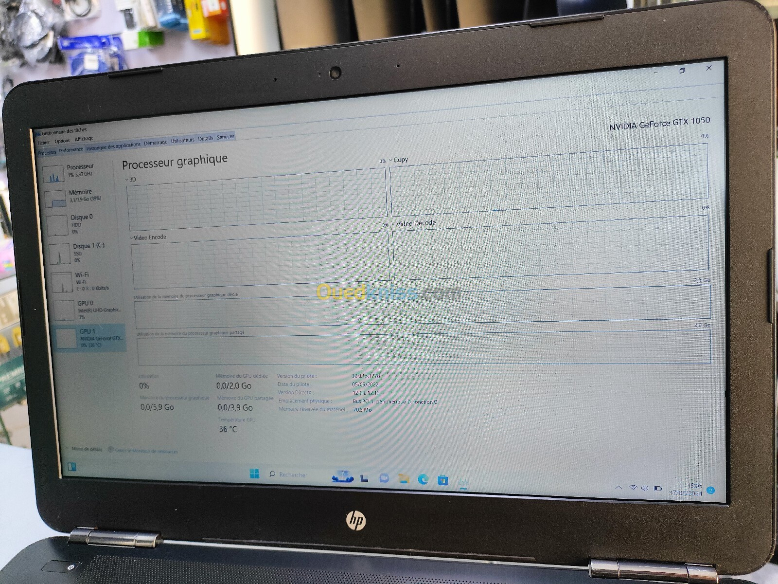 Hp Pavilion i5 8em GTX 1050