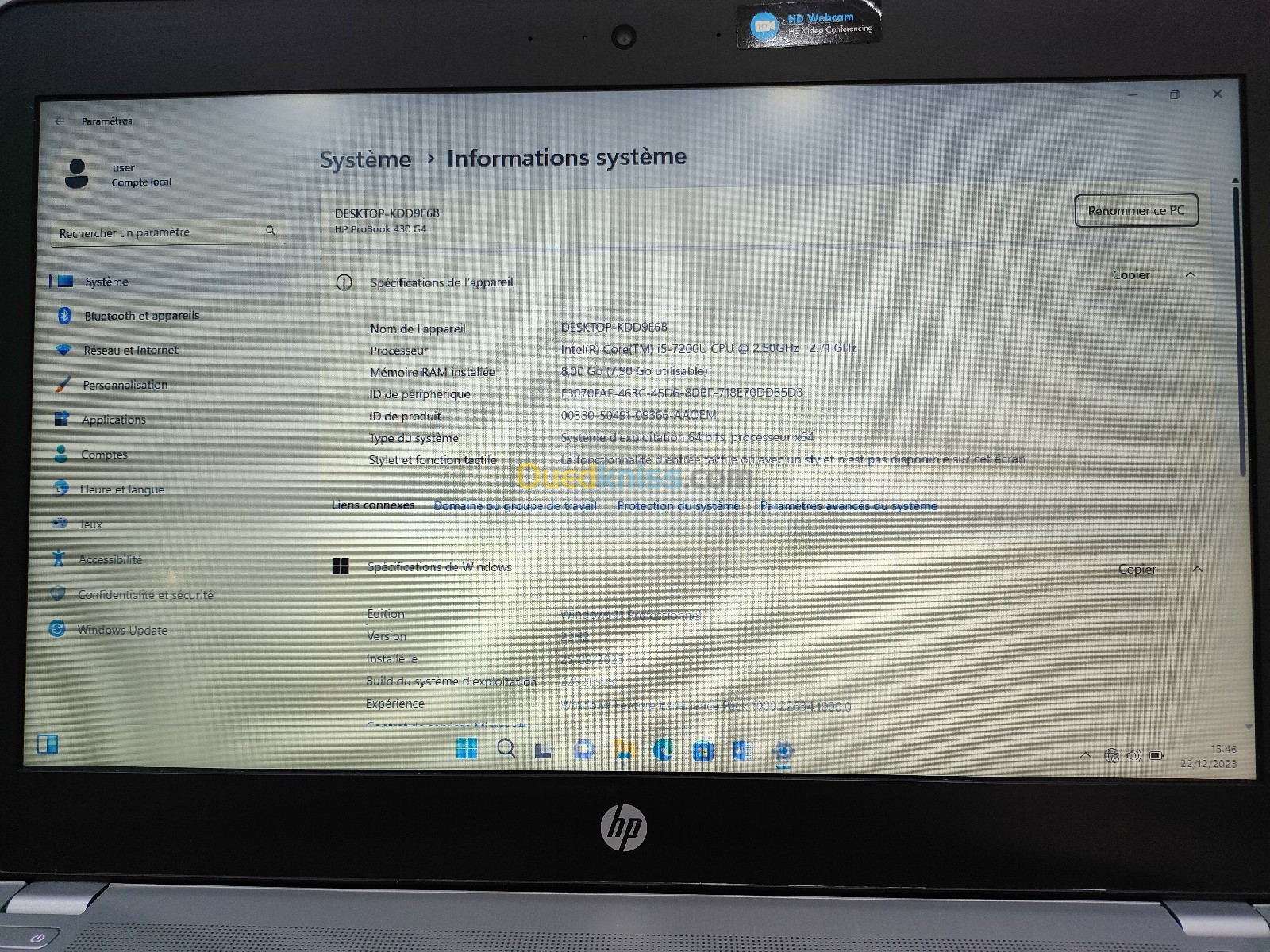 Hp PROBOOK 430 g4 i5 7em 