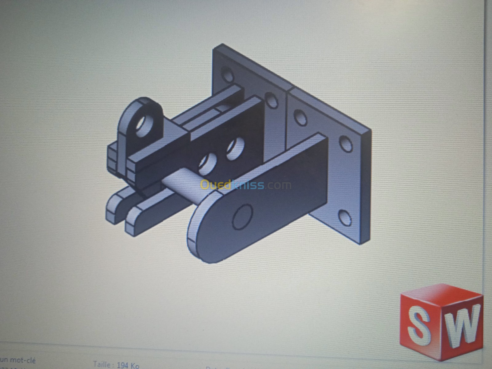 Conception et dessin 3D sur solidworks