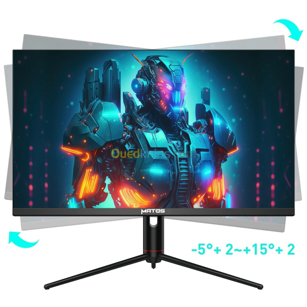 MONITEUR GAMING MATOS 27" MAGMA 2K 180HZ 1ms GTG Fast IPS