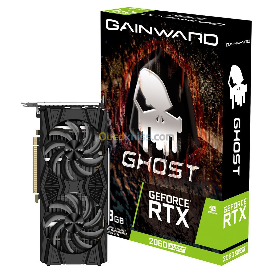 CARTE GRAPHIQUE GAINWARD RTX 2060 SUPER GHOST 8GB GDDR6 256BITS DP HDMI DVI (NEW)