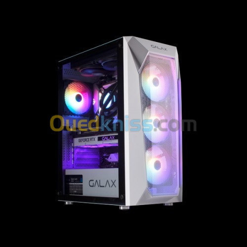 BOITIER GALAX REVOLUTION 05 WHITE 4 FANS RGB