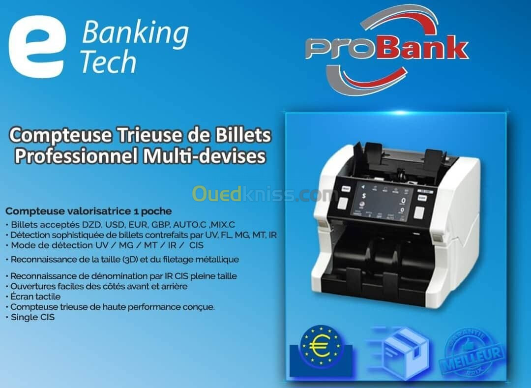 Compteuse/Trieuse de billets E-BANKING EB-15