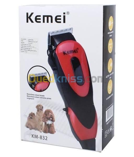 Kemei Ensemble de tondeuse professionnelle pour animaux km-832