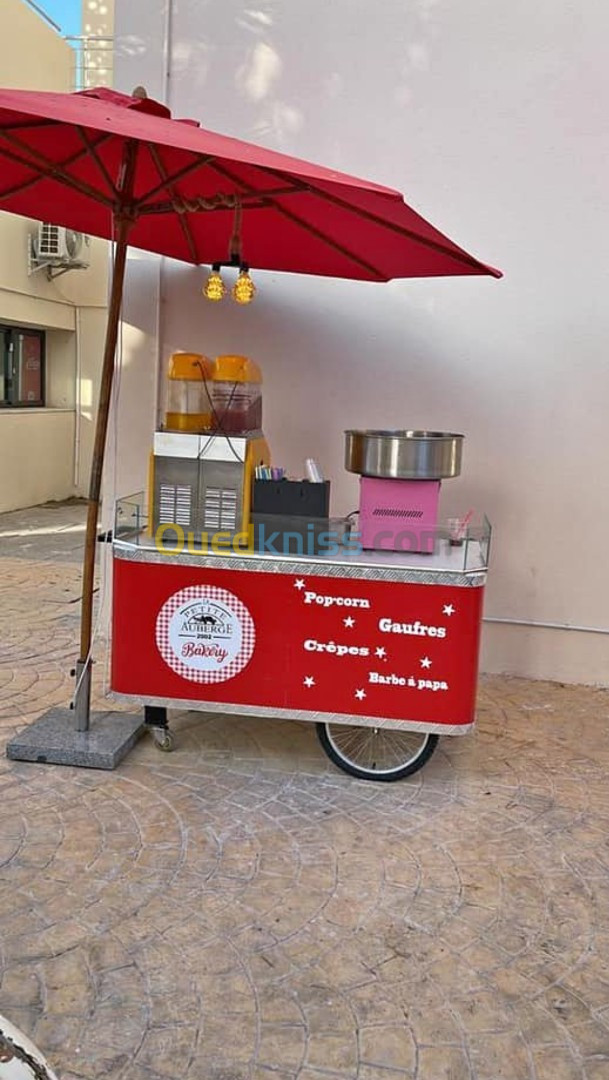 Charette pour crêpes et autres