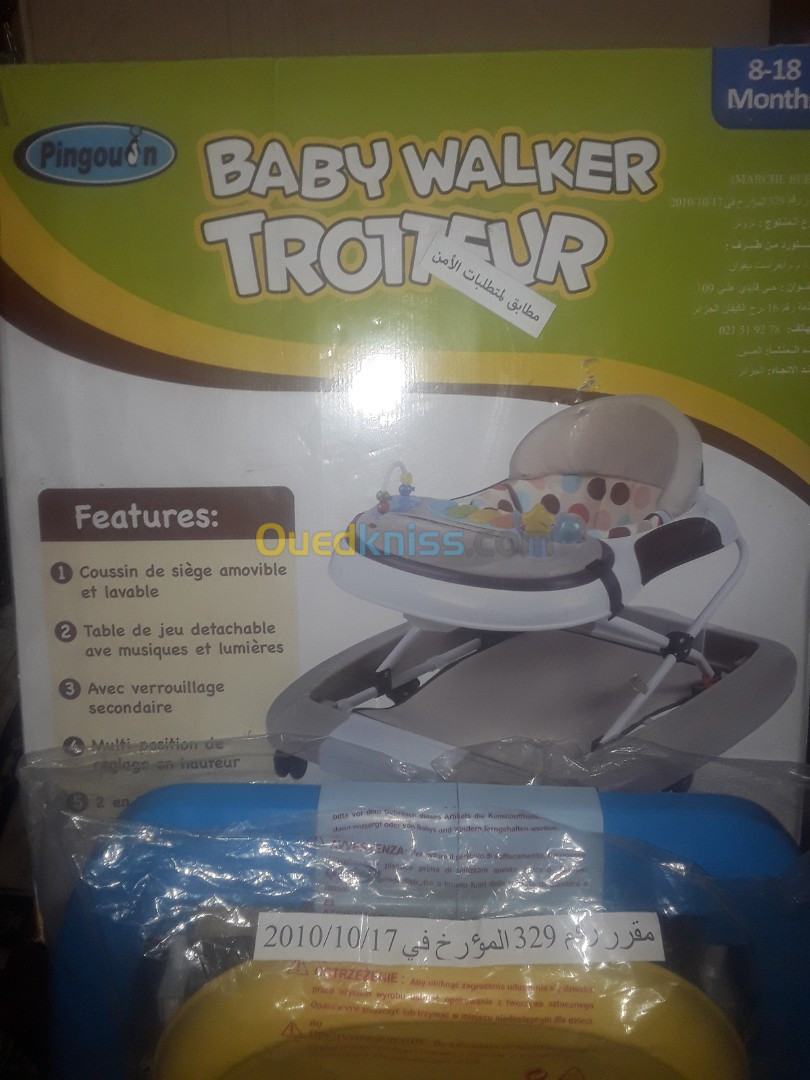 Baby walker trotteur