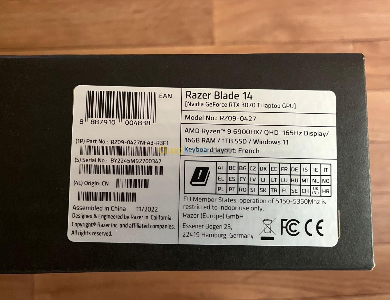 RAZER BLADE 14 R9-6900HX