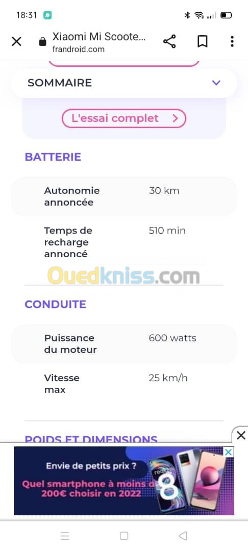 Mi Electric Scooter 3 trottinette Xiaomi 