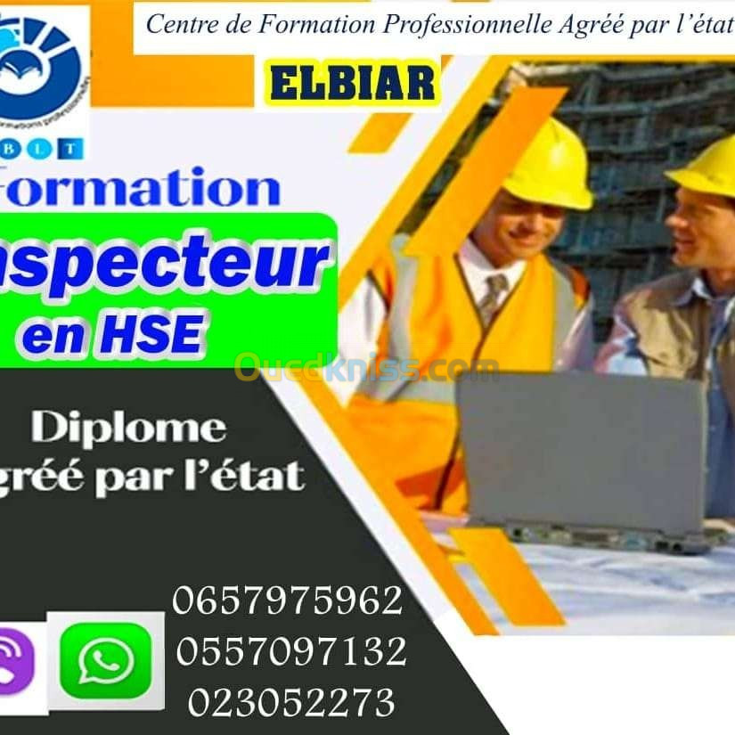 FORMATION INPESCTEUR HSE EL- BIAR 