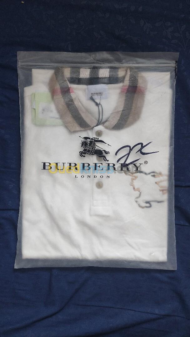 Deux polo super Qualité balmai et burberry 