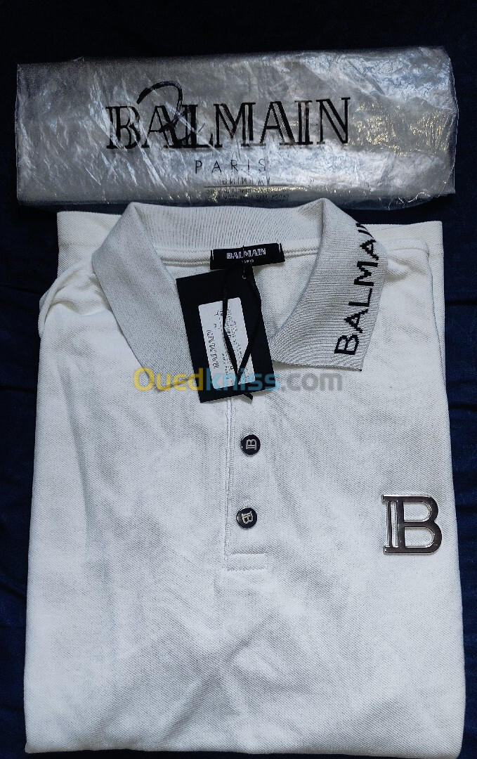 Deux polo super Qualité balmai et burberry 