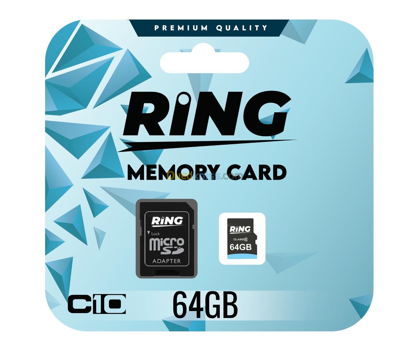 CARTE MEMOIRE RING 2/4/8/16/32/64 GB - VENTRE EN GROS