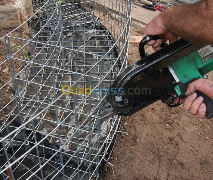 Agrafeuse pneumatique à gabion Asc 50t 