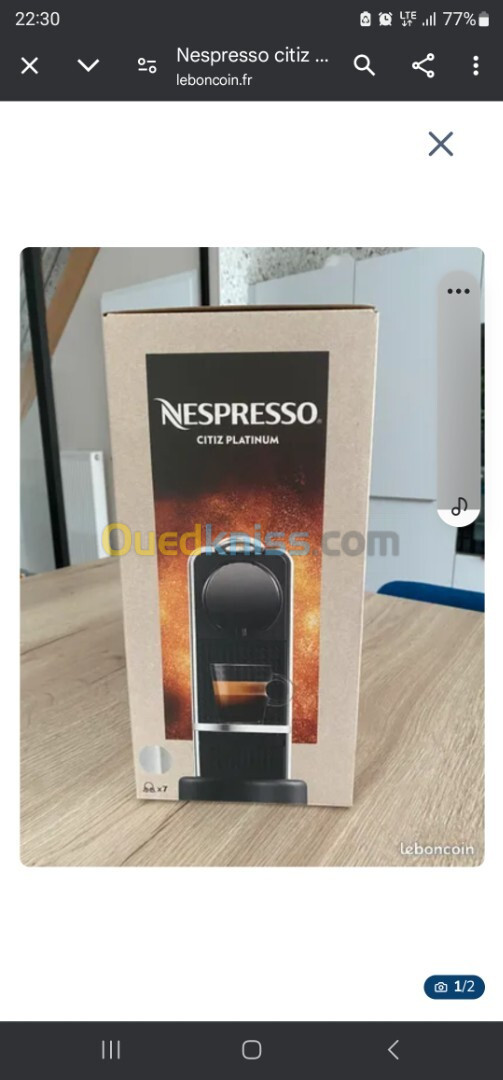 Machine à café nespresso essenza mini