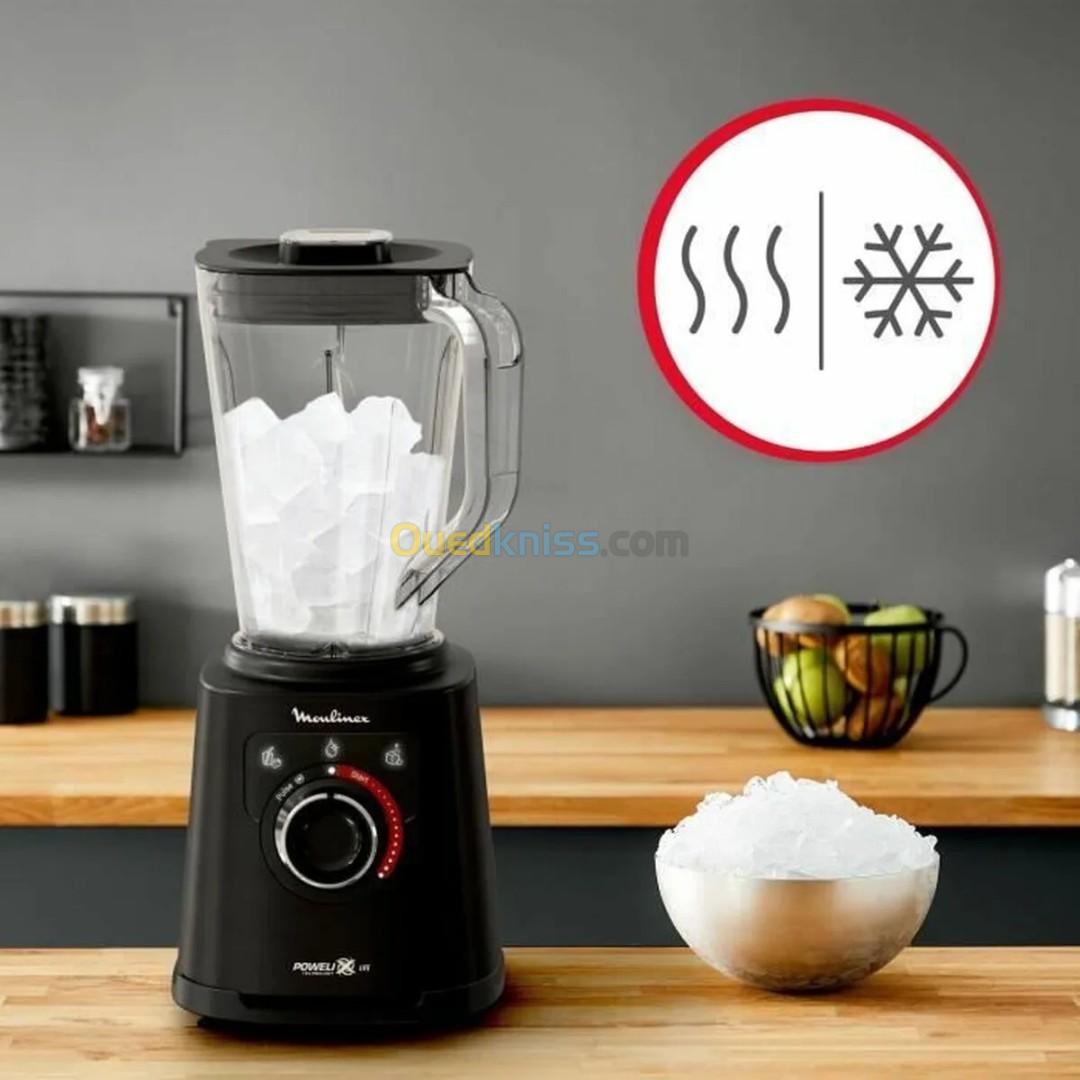 BLENDER MOULINEX PerfectMix+ LM88A810 haute vitesse -1200W - 15 vitesses - 2,0L-TITANIUM