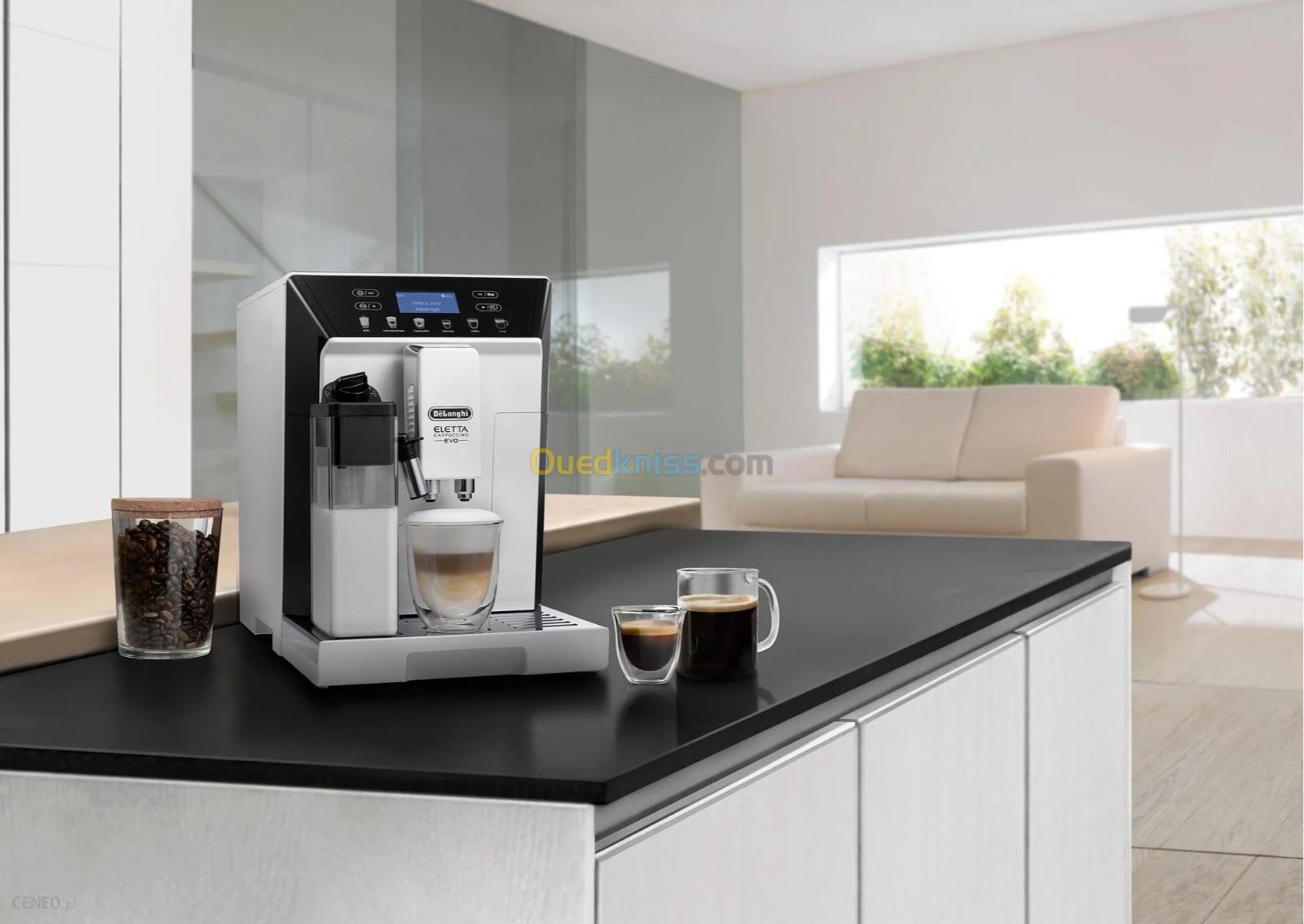 Machine a cafe avec broyeur cappuccino 15BARS DELONGHI ELETTA EVO 