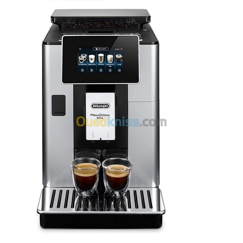 Machine a cafe broyeur et cappuccino DELONGHI primadonna SOUL-19 BARS ECAM610,55