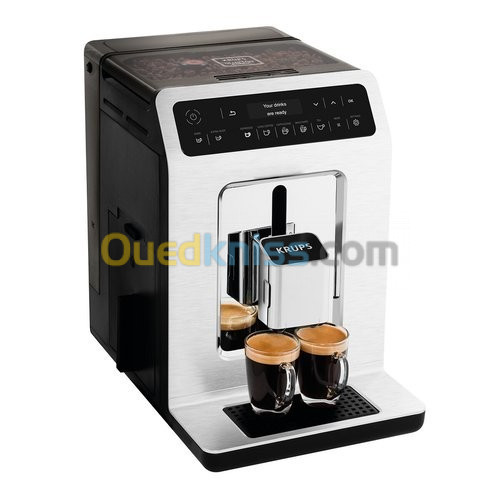 Machine a cafe broyeur avec tasses de lait  KRUPS EA890110 EVIDENCE - 15 bars