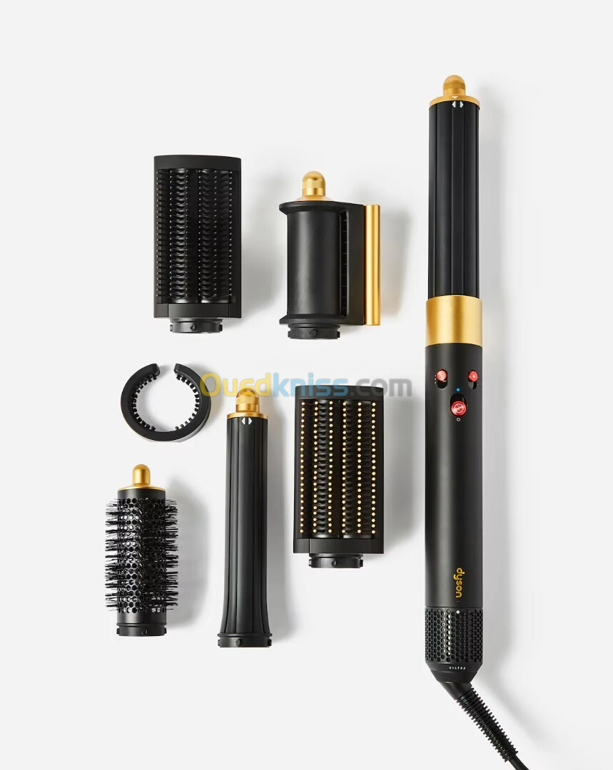 Dyson Boucleur/lisseur AIRWRAP complet long ONYX GOLD édition 6 embouts -HS05 - 1300W