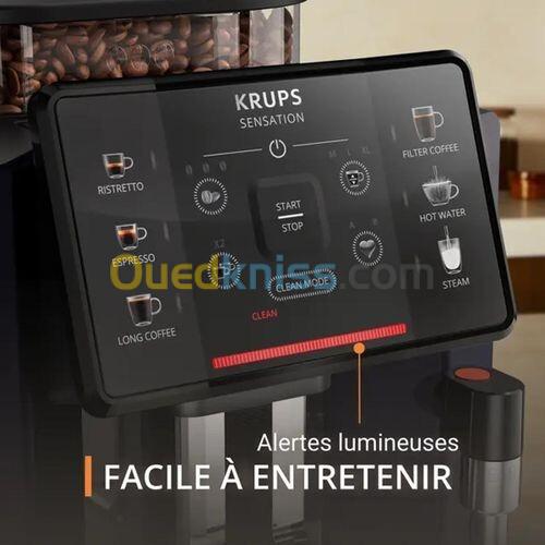 Krups Machine a cafe broyeur 15 bars noir EA910A10 - Sensation-interface tactile