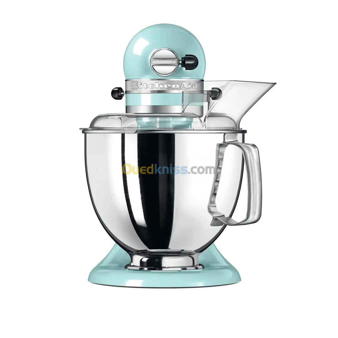 KitchenAid Robot Petrin ARTISAN bleu glace 4,8L - 5KSM175PSEIC - Double bols - 300W