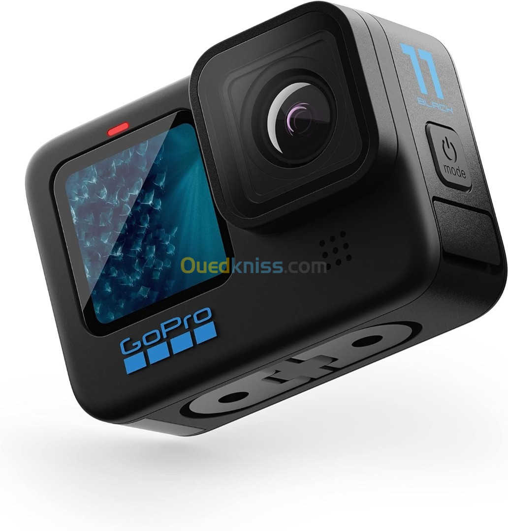 GoPro HERO11 Black - Caméra d'action étanche avec vidéo Ultra HD 5.3K60,27MP, capteur d'image 1/1.9"