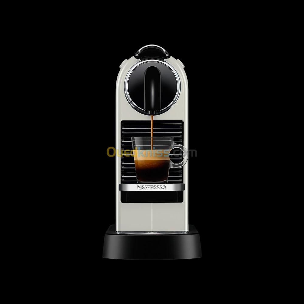 Machine a cafe capsules nespresso citiz D113 blanche - 19 bars (sans capsules) promo