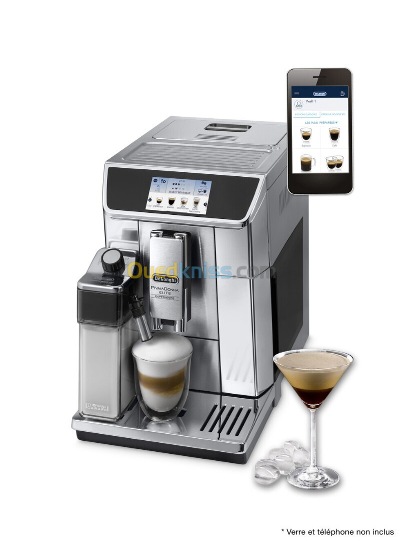 Delonghi Machine a cafe automatique 19 BARS broyeur cappucino PRIMADONNA ELITE  - bluetooth