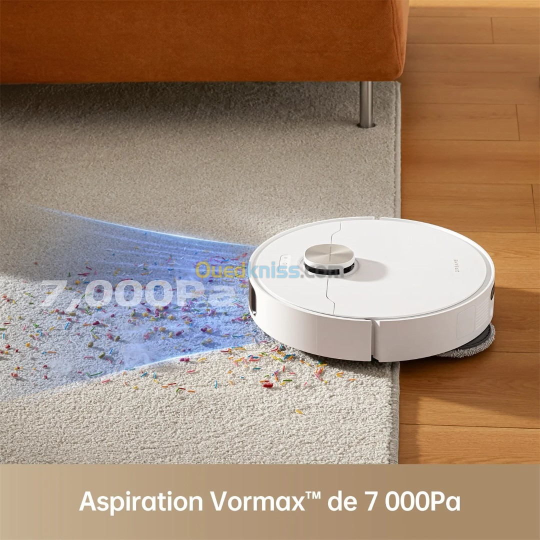 Aspirateur robot Laveur avec station de vidange DREAME L10S PRO ULTRA HEAT -7000PA-220min Autonomie