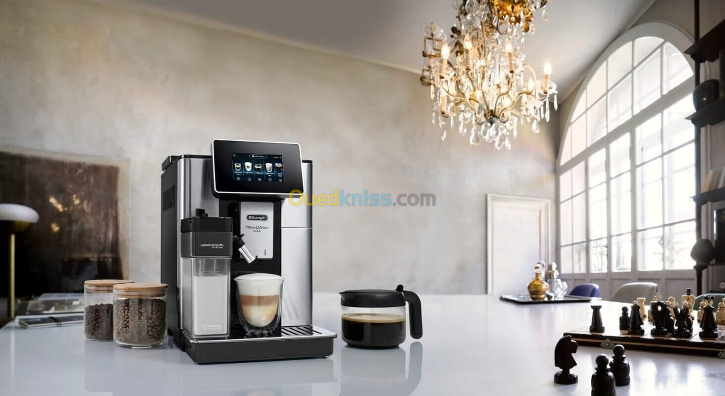 Machine a cafe broyeur Cappuccino delonghi primadonna soul - 19 BARS