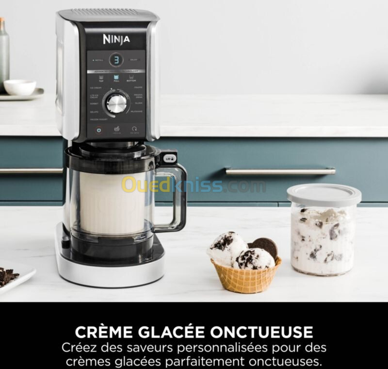 Ninja CREAMi Deluxe 10-en-1 Machine à délices et boissons glacées NC501EU