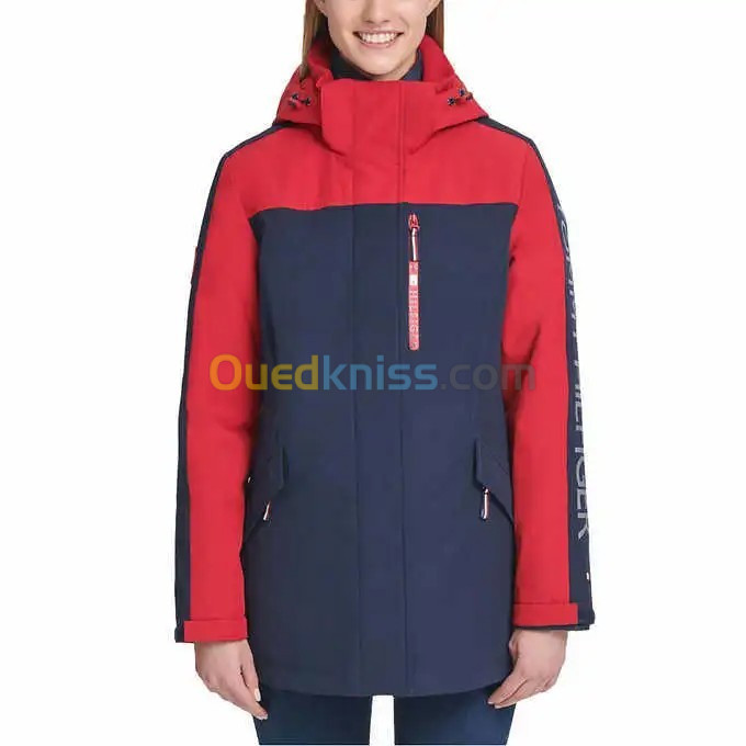 Veste à capuche femme Tommy Hilfiger 3-en-1 systèmes tous temps A25