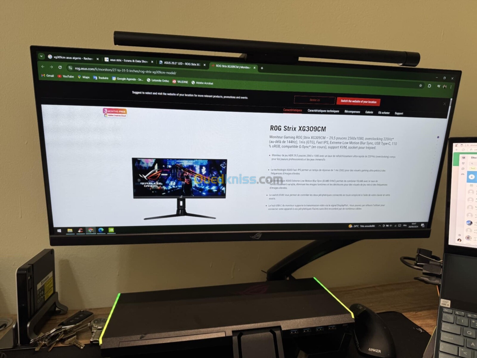 Asus Rog cg309cm ultrawide 