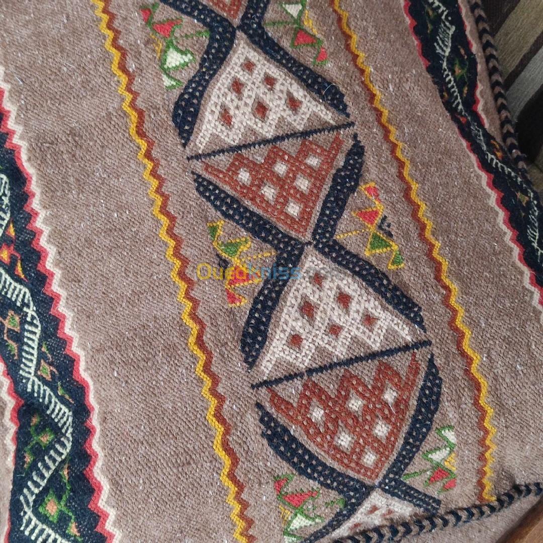 paires de coussins décoratifs tissage de laine 