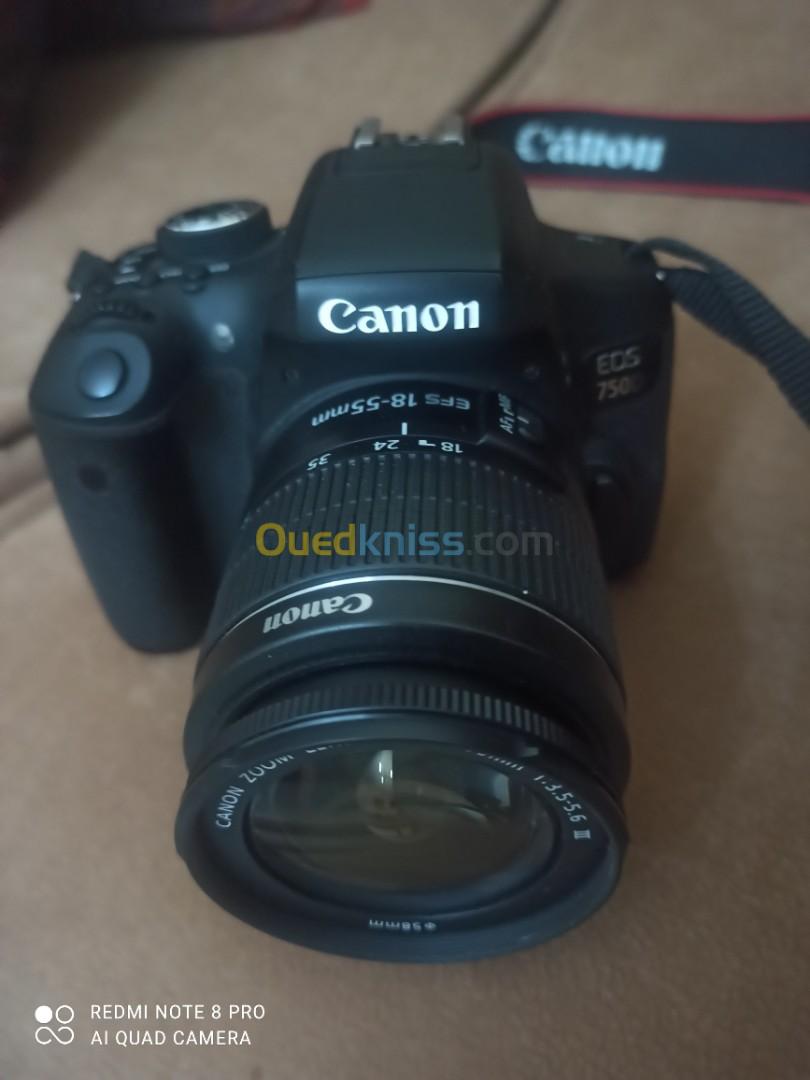 Canon EOS 750D + Objectif 18-55mm + Accessoires