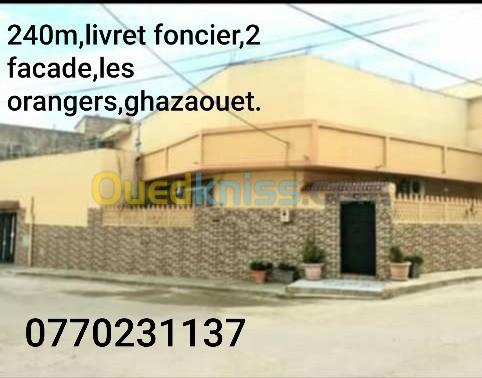 Vente Niveau De Villa F5 Tlemcen Ghazaouet